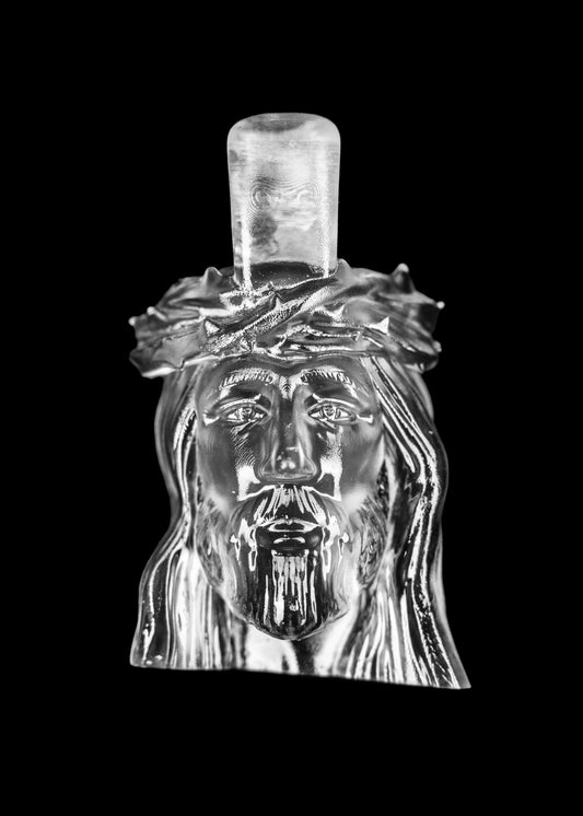 Clear Jesus Head Flat