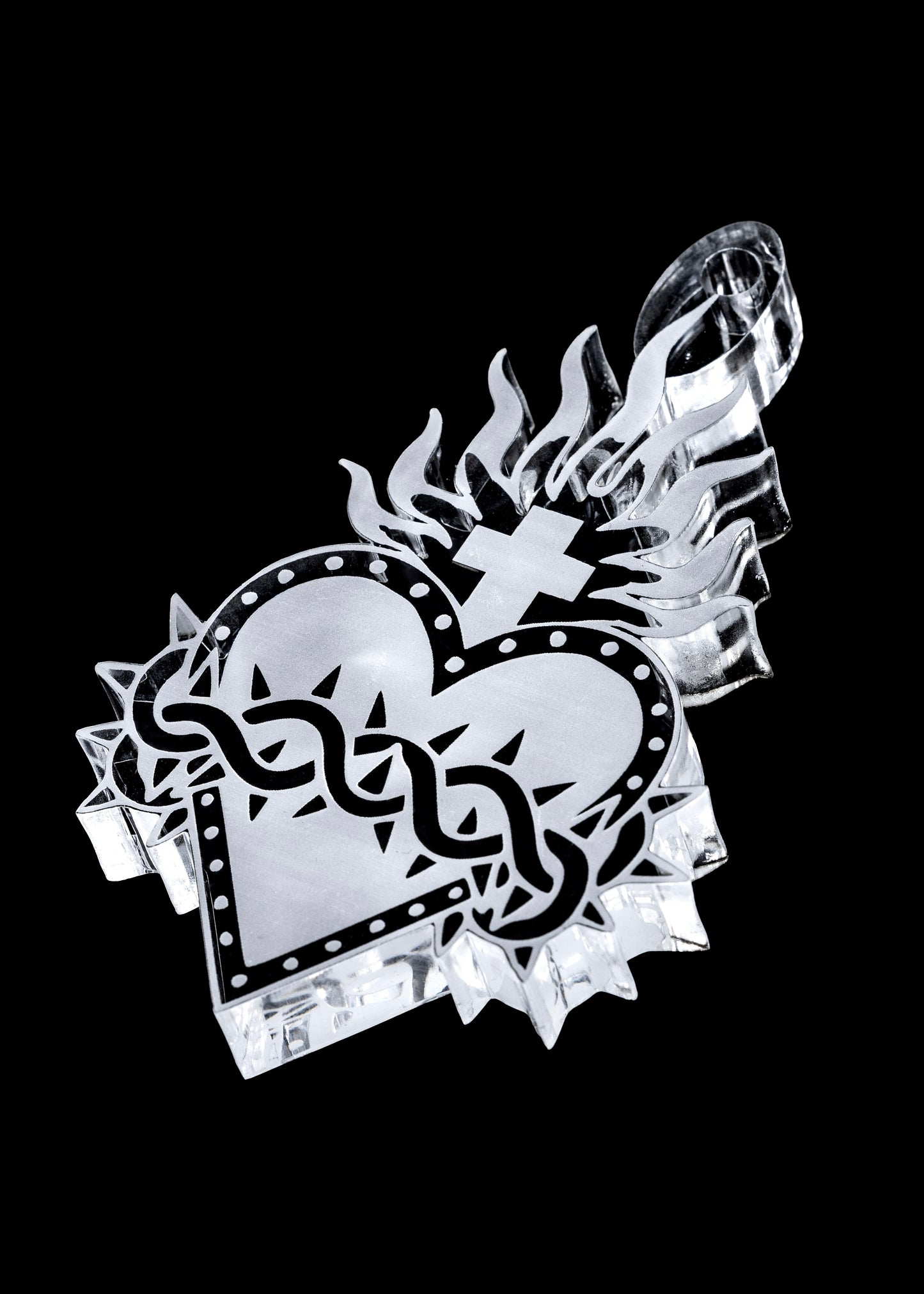 Burning Cross Heart