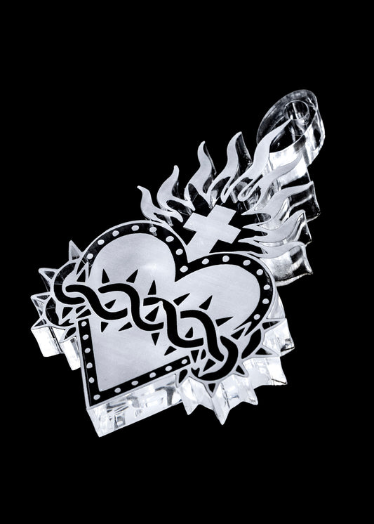 Burning Cross Heart