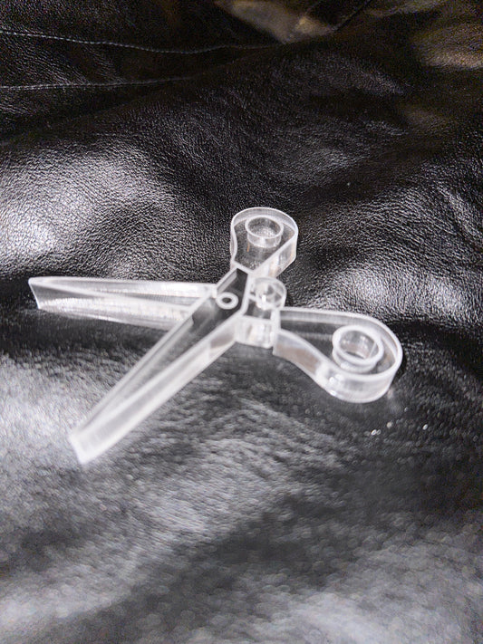 Custom Schere Anhänger + Glassy Cuban Chain