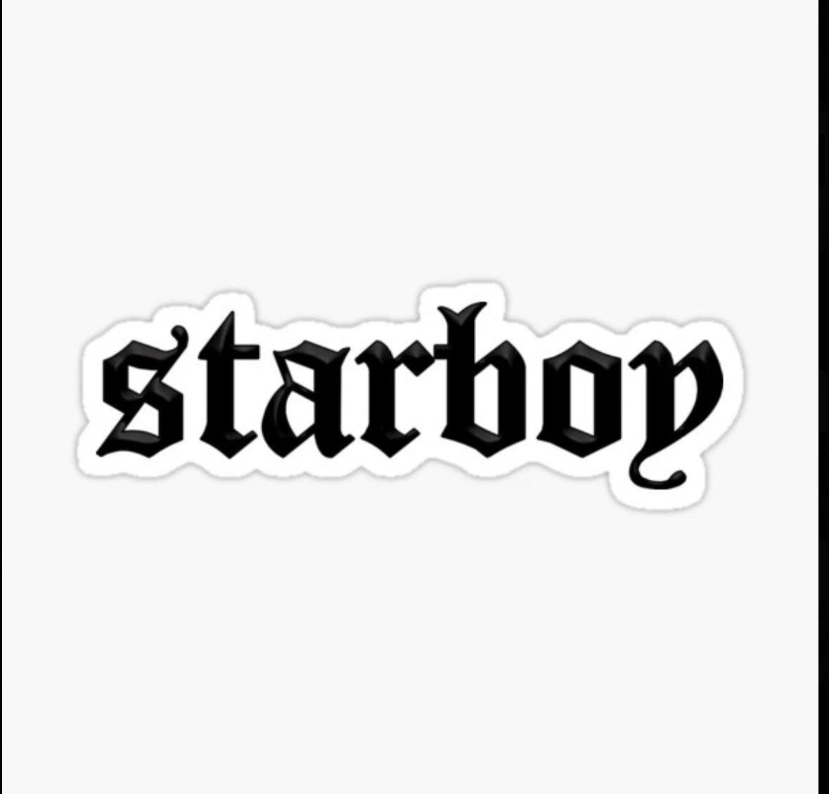 Custom Starboy Logo