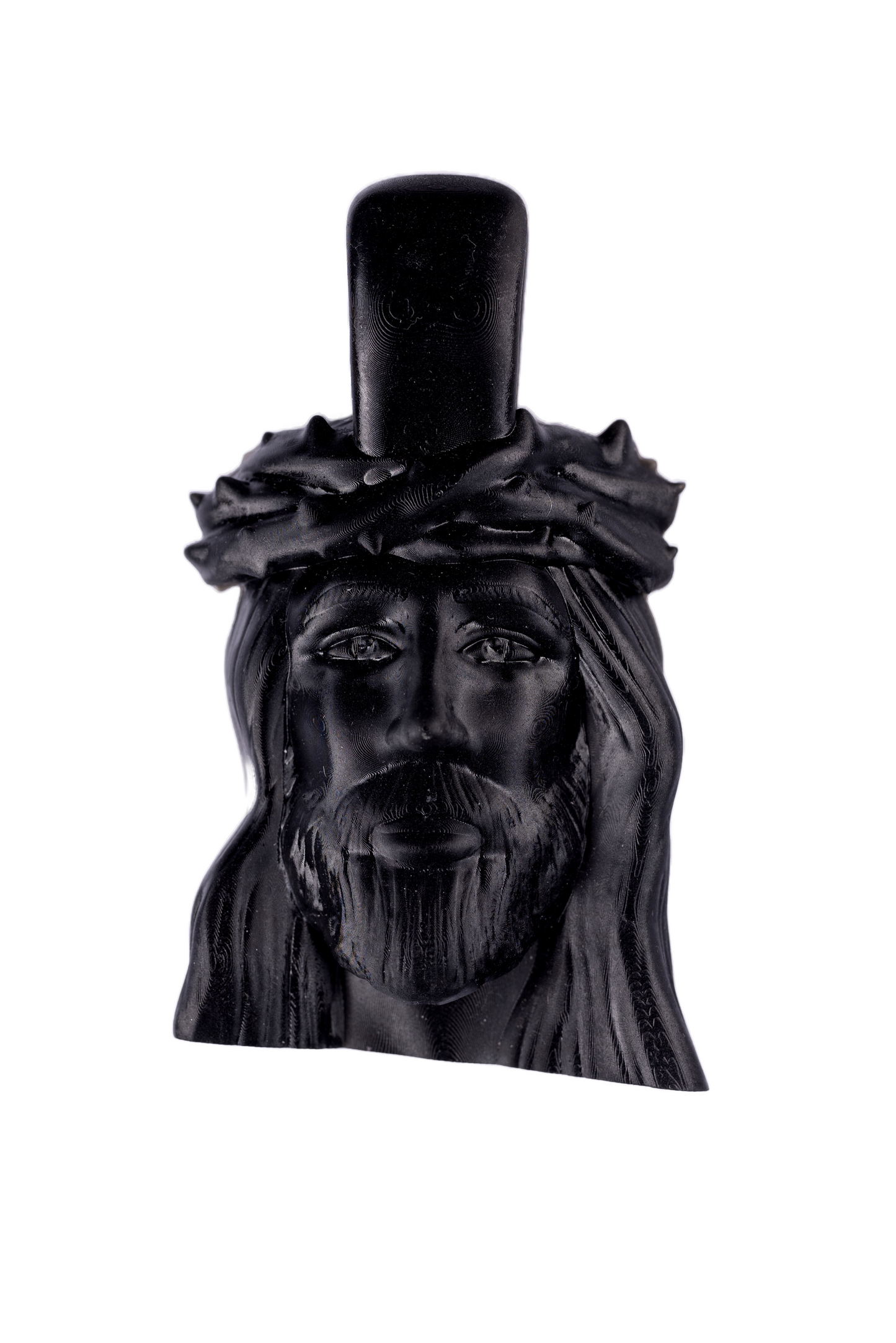 Jesus Head Black Flat