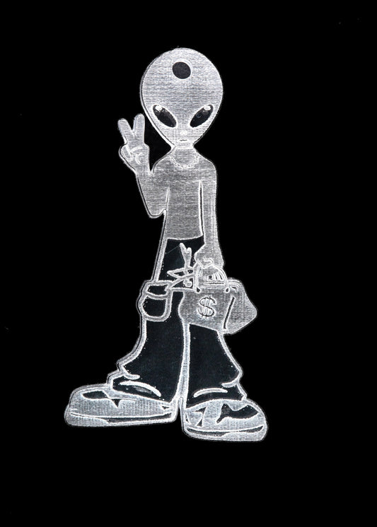 Alien with Cash (Mega Rare)